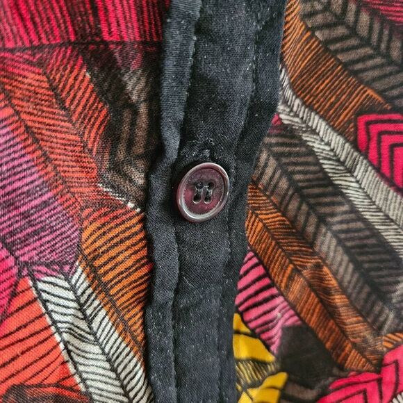 Angie Button-Front Blouse - Picture 4 of 6